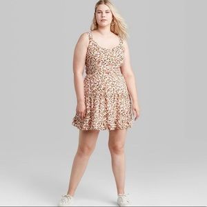 NWT! Floral print mini dress